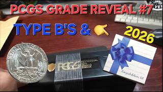 PCGS Grade Reveal #7 - Type B Reverse Quarters & The 2026-P Congratulations Set - How Did I Do?