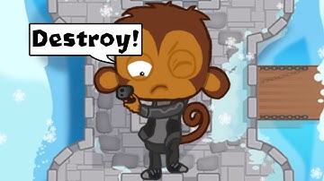 I destroyed this noob with the cobra in bloons td battles...