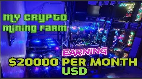 Mining Farm -  RTX 3090  | My Crypto Mining Farm tour |