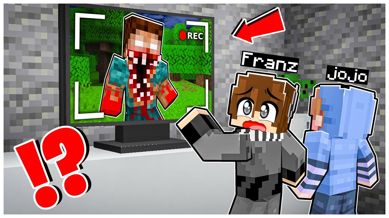 FRANZ & JOJO MEMANTAU CCTV PENAMPAKAN STEVE MUTANT PALING MENYERAMKAN di MINECRAFT