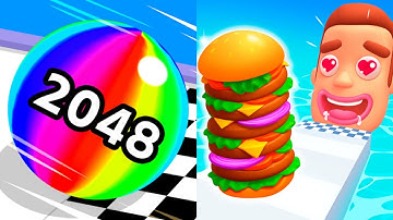 Ball Run 2048 Vs Sandwich Runner : All Level Gameplay Walkthrough Android.iOS New P10