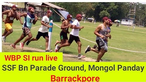 WBP SI 800 Meter Run Live //SSF Bn Parade Ground Mongol Panday, Barrackpore