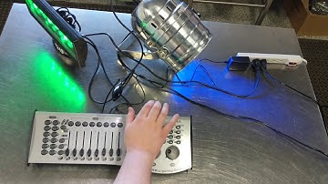 DMX12 Lighting Controller Music Sync Setup