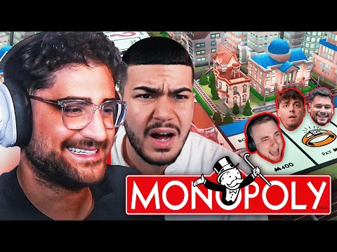 450€ RUNDE MONOPOLY ENDET IM CRASHOUT🤬😲😂 mit Eli, Matze, Danny, Kroko, Rohat und Breitenberg 🔥