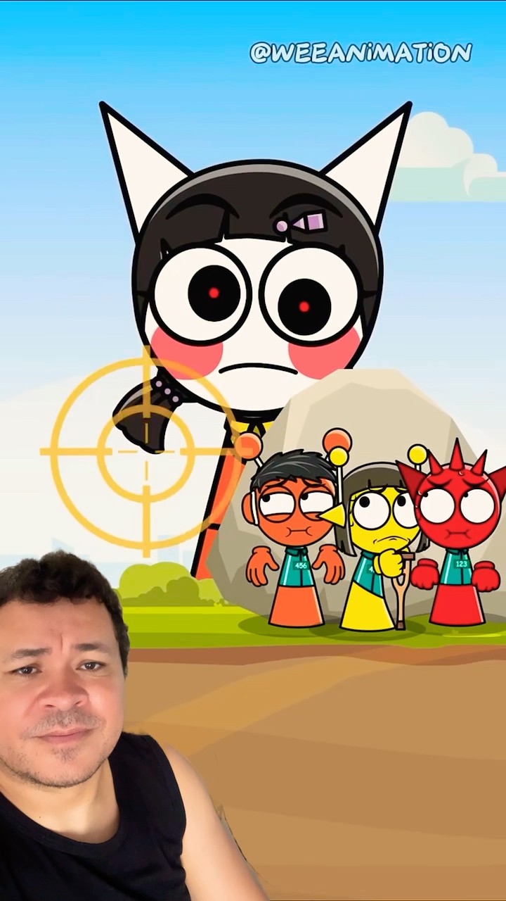 ROUND SIX COM OS SPRUNKI #sprunki #mayumigames #round6 #youtubeshorts