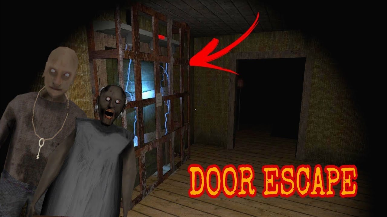 Fastest door escape granny and grandpa's house granny 2 funny video ...