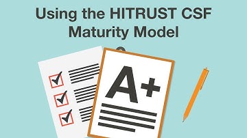 Using the HITRUST CSF Maturity Model