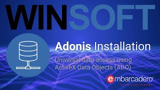 Installing Winsoft Adonis Universal Data Access Components screenshot 4