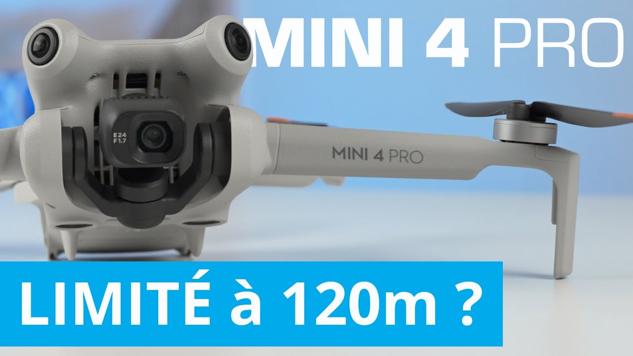 DJI Mini 4 Pro (DJI RC-N2), Mini Drone Pliable avec Caméra HDR 4K pour  Adultes