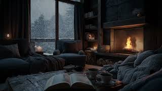 Rainfall Serenity | Soft Piano & Fire Sounds for Restful Sleep