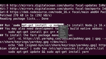 Upgrade node.js to 16.x version