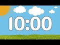 10 Minute Cute Calm Summer Classroom Timer No Music Happy Harp Alarm At End 10 Minute Cute Calm Summer Classroom Timer No Music Happy Harp Alarm At End