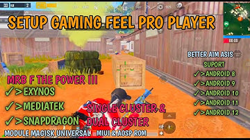 SETUP GAMING REDMI NOTE 8 FEEL PRO PLAYER