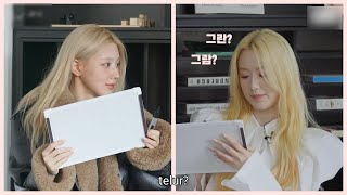 [SUB INDO] Miyeon & Shuhua Chemistry Test