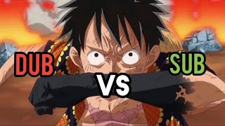Dub vs Sub which is better One Piece 4th Gear Transformation