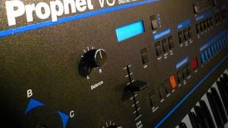SCI Prophet VS  "Vector Synthesizer" single sound demo