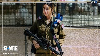 خوف وهلع مجندة إسرائيلية نسيتها قوات الاحتلال في بلدة فلسطينية | #شير