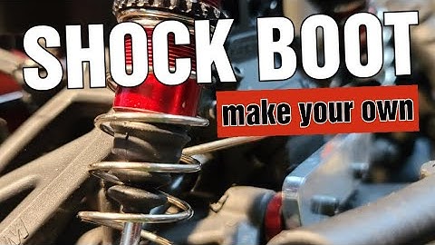 arrma kraton 6s newbie & pro tips, plus  cheap shock boot mod