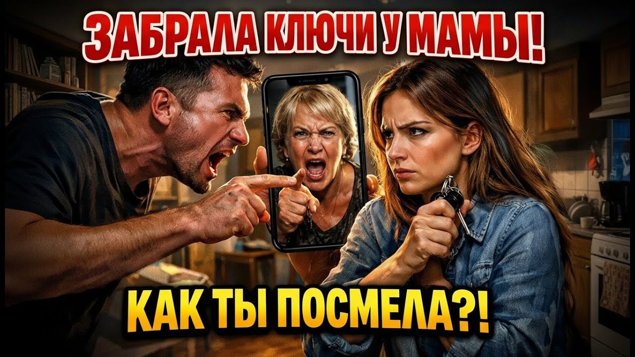 КЛЮЧИ У СВЕКРОВИ ЗАБРАЛА! МУЖ орёт: как ты ПОСМЕЛА так с мамой