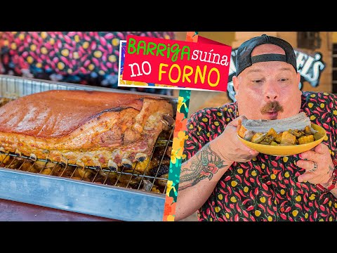 Barriga Suína - Como fazer barriga de porco no forno / Égua Doido