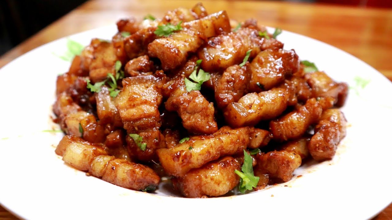 #สามชั้นผัดเต้าเจี้ยว  ชาตินี้ต้องลอง อร่อยไปถึงดาวอังคาร😀😀 เมนูง่ายๆ ใครๆก็ทำได้