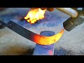 Making the sharpest hacksaw knife from an old file | Blacksmith
