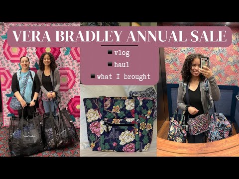 Vera Bradley Annual Sale Vlog, Haul, and What I Brought with Me