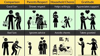 Good Son Vs Bad Son Life Comparison
