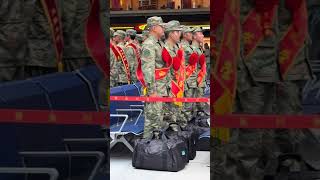 光荣入伍参军 #青春向党 #军人风采 #最可爱的人 #military