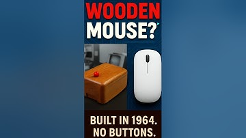 🖱🌐 The First Computer Mouse Was Made of WOOD?! 😳🪵📢
