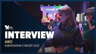 INTERVIEW: Aiko - "Pedestal" (Czechia 2024)  - Eurovision In Concert 2024