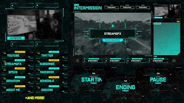 FREE Stream overlay packages [Twitch/Youtube/Facebook] [OBS]