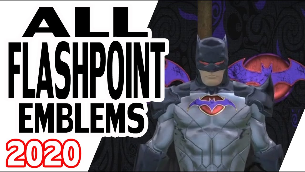 DCUO ALL Flashpoint Emblems - YouTube