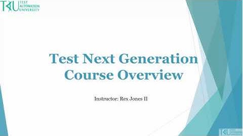 Introduction to TestNG by Rex Jones II