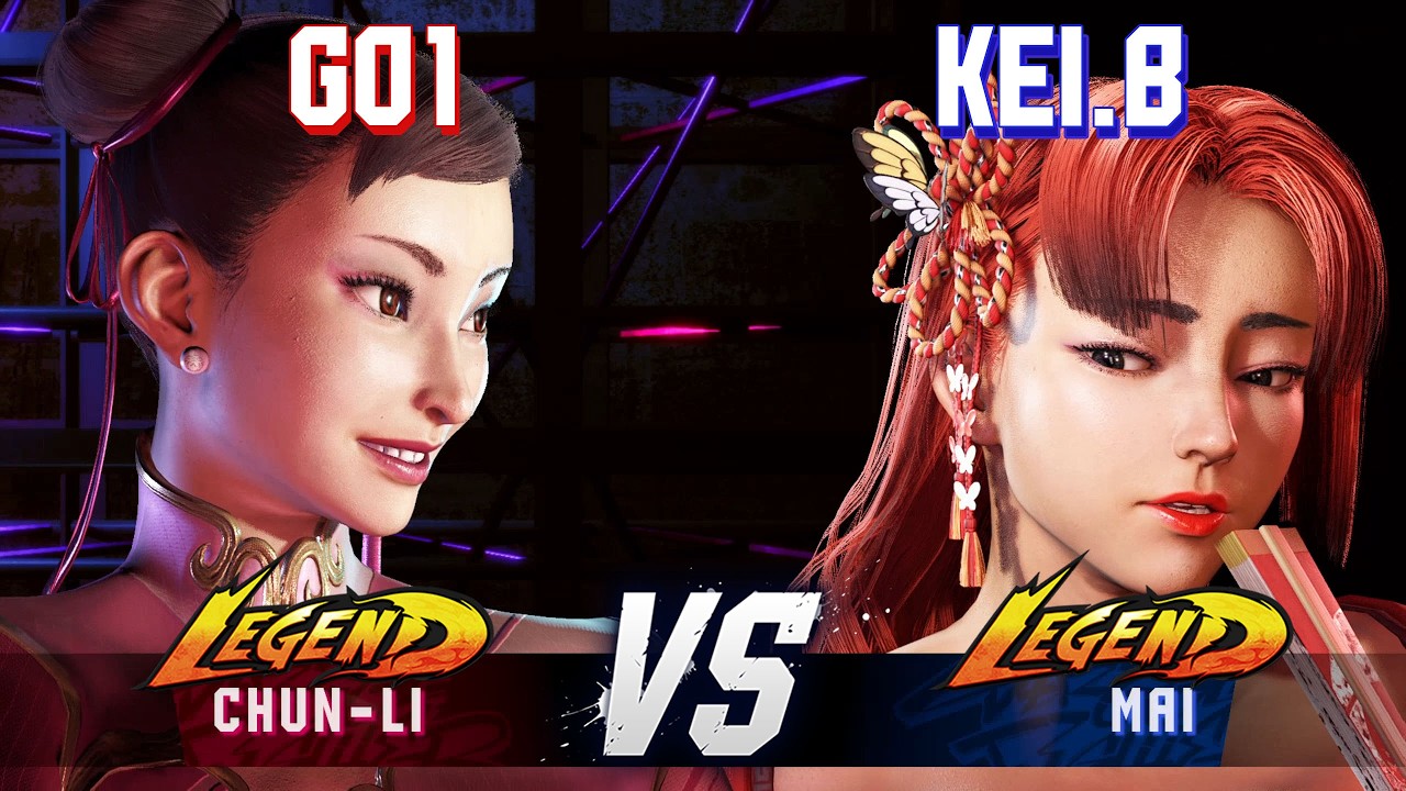 SF6 ▰ GO1 (Chun-Li) vs KEI.B (Mai) ▰ High Level Gameplay