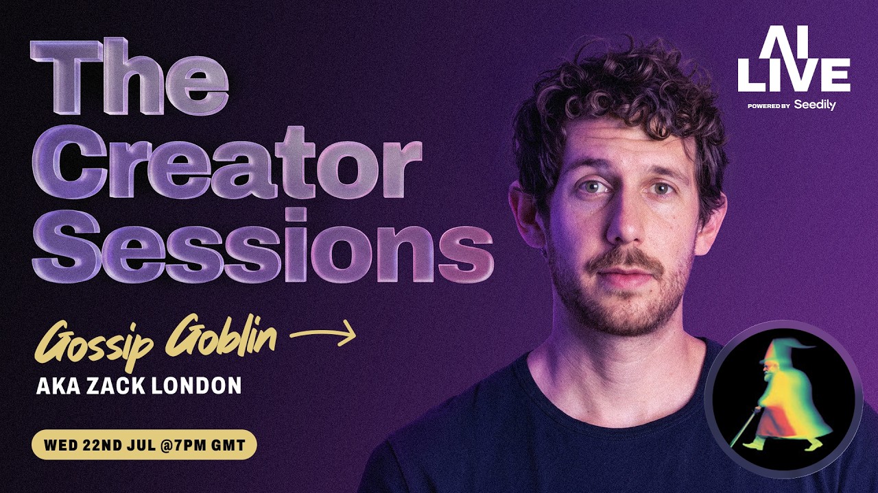 Gossip Goblin (AKA Zack London) | AI LIVE | The Creator Sessions #2