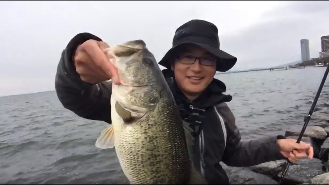 生放送】琵琶湖バス釣り2時間ライブ。3月30日。ブルフラットの