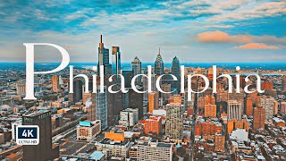 Philadelphia Scenic Relaxation 4K Drone Video 2023 - Philadelphia, State of Pennsylvania, USA