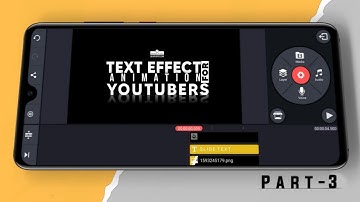 3 Smart Text Editing Tricks for Youtubers in Kinemaster || Kinemaster Editing Tricks || Part▶3