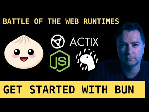 getting started with bun.js web server - performance test bun js vs actix-web vs node.js vs deno.js