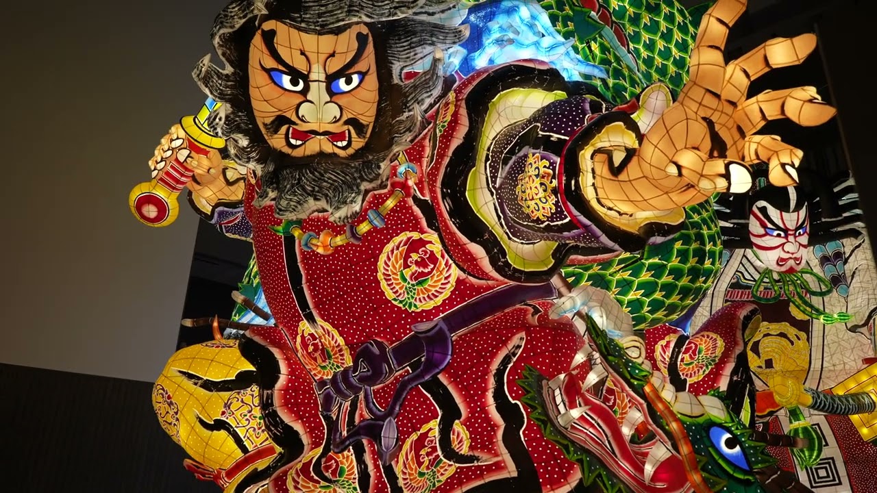 昭和レトロ 松峰 ねぶた ねぷた 日本画 額装 額縁アート 大型 立佞武多 絵画 昭和レトロ 松峰 ねぶた ねぷた 日本画 額装 額縁アート 大型 立