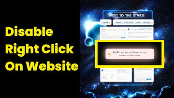 How To Disable Right Click On Website | Noone Can Copy Website Content
