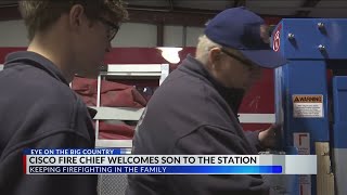 Cisco Fire Chief keeps it in the family, welcomes son to department