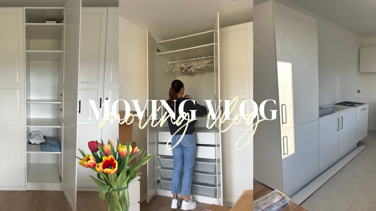 MOVING VLOG 1 📦⭐️: XXL Pack & organize with me, Küche abbauen, Kleiderschrank sortieren uvm.