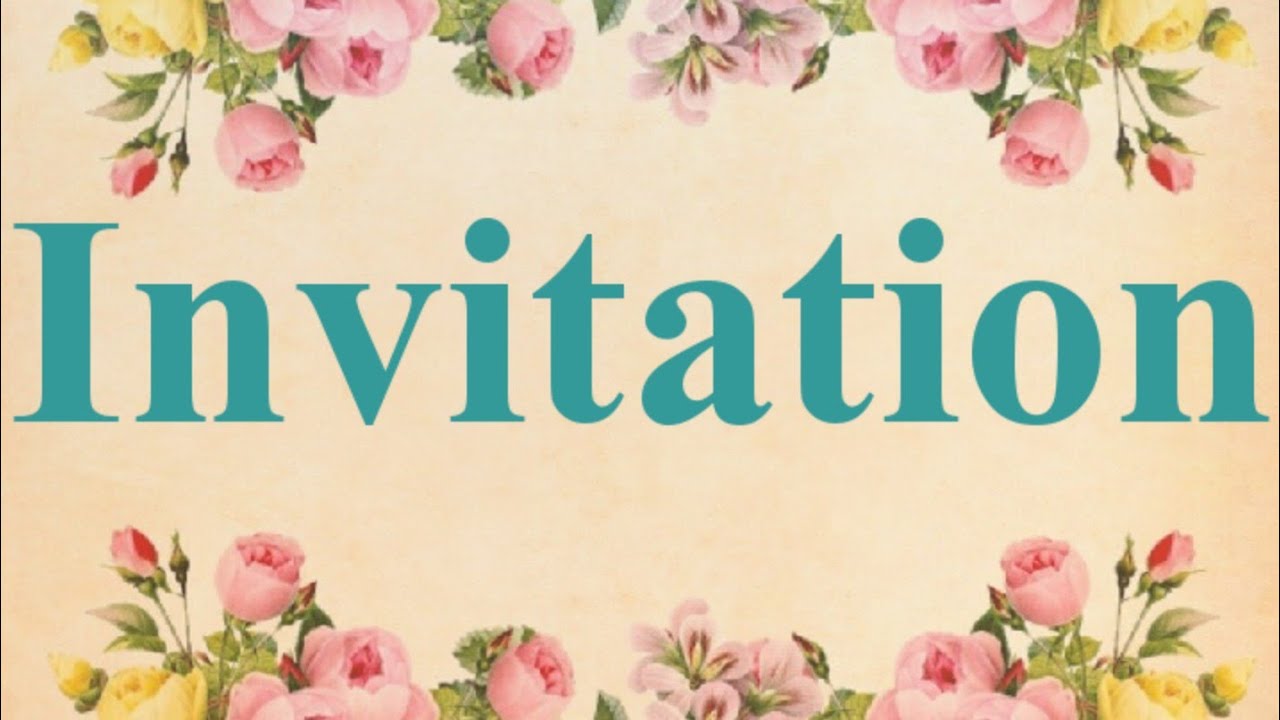 How to write an effective invitation English creative writing skills