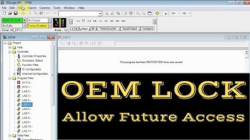 PLC | Allen Bradley PLC OEM Lock | Allow Future Access Setting | Urdu/Hindi | Lecture No. 89