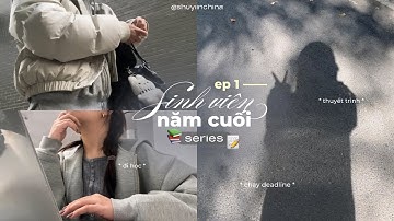 CHẠY ĐUA 3 NGÀY TRƯỚC BUỔI THUYẾT TRÌNH ĐỒ ÁN – Ep 1 | Sinh viên năm cuối ⋆✴︎˚｡⋆