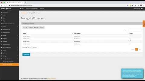 Sync a course from Moodle to enrolmart