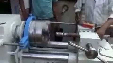 Pipe Threading Machine Micro Tools & Traders- YouTube.flv