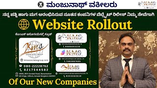 Websites Rollout - KMS Group of Companies by  ManjunathAdvocate.  πΎπͺ